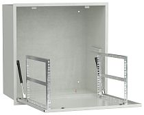 ITK LINEA R Шкаф встраиваемый потолочный 6U 600х600мм дверь металлическая серый