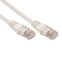 Шнур коммутационный, патч-корд U/UTP RJ45-RJ45, CAT 5e, 10м, PVC серый REXANT