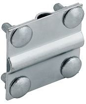 Зажим крестообразный полоса/пруток-полоса/пруток 40/12мм оцинкованная сталь HDZ IEK