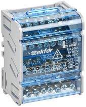 TEKFOR Шины на DIN-рейку (кросс-модуль) ШНК 4х7 3L+PEN  IEK