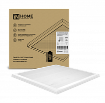 Панель светодиодная универсальная LPU-02-EMERGENCY 36Вт ПРИЗМА 230В 6500К 3420Лм 595х595х19мм IP40 IN HOME без БАП-10W90