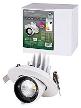 Светильник встраиваемый поворотный "Акцент-1" LED DSL-01-018-NW 18 Вт, 24°, 4000 К, 90 Ra, IP40, TDM Светильник встраиваемый поворотный "Акцент-1" LED DSL-01-018-NW 18 Вт, 24°, 4000 К, 90 Ra, IP40, TDM