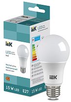 Лампа LED груша Bulb A60 1500lm 4000K E27  IEK