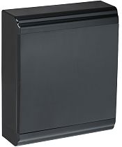 Корпус модульный пластиковый ЩРН-П-24 IP41 навесной PRIME черный  IEK
