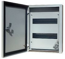 Корпус металлический навесной 400х300х120, 24 модуля IP54, ЩРН-24  DEKraft