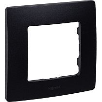 ETIKA Рамка 1-местная антрацит
