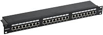 Патч-панель 1U кат.5е FTP 24 порта GENERICA IEK