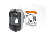 Крышка защитная для выреза в шкафу пластик 2 модуля IP67  TDM