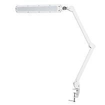 Лампа настольная бестеневая, струбцина, ECO light, 90 SMD LED, сенсорный диммер, белая (8017LED-2) REXANT
