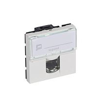 Розетка компьютерная RJ45 два модуля категория 5 Mosaic Legrand Розетка компьютерная RJ45 два модуля категория 5 Mosaic Legrand