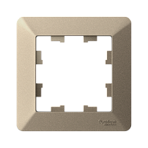 ATLASDESIGN AIR 1-постовая РАМКА, ШАМПАНЬ/дымчатый белый