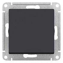 AtlasDesign Aqua Карбон Переключатель 1 клавишный IP44, сх.6, 10АХ Systeme Electric (Schneider Electric)