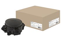 Коробка электромонтажная КЭМ 1-10-3М ОП D72 мм IP44, 3-х рожк. (карболит) TDM Коробка электромонтажная КЭМ 1-10-3М ОП D72 мм IP44, 3-х рожк. (карболит) TDM