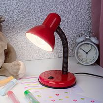 Настольный светильник ЭРА N-120-E27-40W-R, Е27, красный