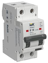 ARMAT Автоматический выключатель дифференциального тока B10N 2P B16 30мА тип A IEK
