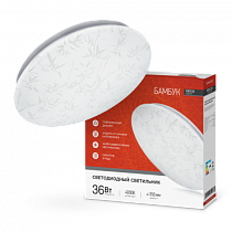 Светильник светодиодный серии DECO 36Вт 230В 4000К 2340Лм 380х55мм БАМБУК IN HOME