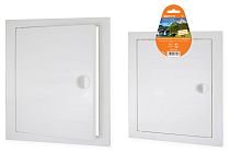 Люк ревизионный с ручкой 300х300, белый  TDM