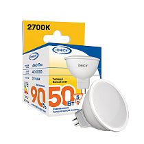 Лампа светодиодная IONICH акцентного освещения ILED-SMD2835-JCDR-5Вт-450Лм-230В-2700К-GU5.3