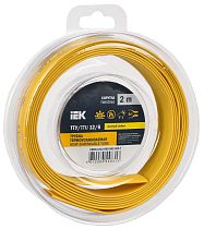 Трубка термоусадочная ТТУ нг-LS 12/6 желто-зеленая (2м/упак)  IEK