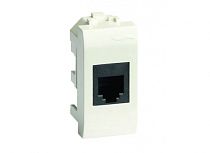 Ком.роз. RJ45 кат.5e экран., 8P8C, Brava, белая, 1мод DKC Ком.роз. RJ45 кат.5e экран., 8P8C, Brava, белая, 1мод DKC