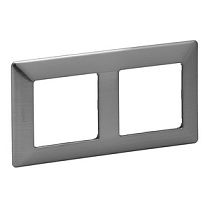 Рамка двухпостовая универсальная сталь Valena LIFE Legrand