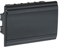 Корпус модульный пластиковый ЩРВ-П-12 IP41 встраиваемый PRIME черный  IEK