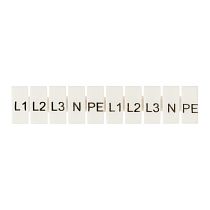 Маркеры для JXB-ST 6 с символами "L1, L2, L3, N, PE" (100 шт.) EKF PROxima