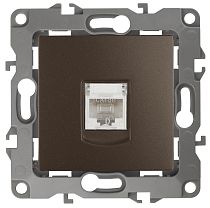 Розетка ЭРА 12 12-3107-13 бронза интернет RJ45 Розетка ЭРА 12 12-3107-13 бронза интернет RJ45