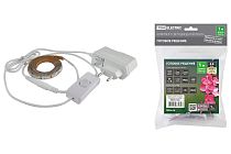 Комплект светодиодной ленты SMD2835-60 LED/м-12 В-4,8 Вт/м-IP65-3000 К (1 м), 6 Вт  TDM
