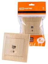 Розетка телефонная RJ11 сосна "Лама"  TDM