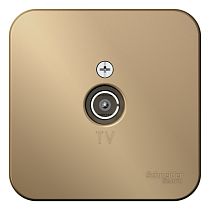 Blanca открытая установка с изолированной пластиной Титан Розетка TV Systeme Electric (Schneider Electric) Blanca открытая установка с изолированной пластиной Титан Розетка TV Systeme Electric (Schneider Electric)