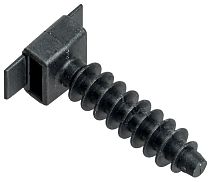 База дюбельная БД 35х10мм под хомут черная  IEK