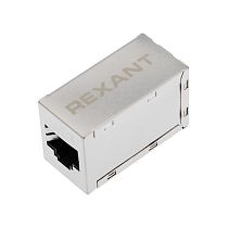 Адаптер проходной FTP RJ-45(8P-8C), CAT 6 REXANT Адаптер проходной FTP RJ-45(8P-8C), CAT 6 REXANT