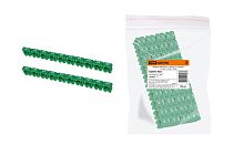 Маркер наборный - символ "5" зеленый 2,5 мм2 (150 шт.)  TDM