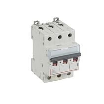 Автоматический выключатель модульный трехполюсный C 32А 6кА 6000 230/400В DX3-E Legrand Автоматический выключатель модульный трехполюсный C 32А 6кА 6000 230/400В DX3-E Legrand