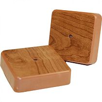 Распаячная коробка 100x100x30 орех с винтом (10 шт/уп) СВ Профиль Распаячная коробка 100x100x30 орех с винтом (10 шт/уп) СВ Профиль