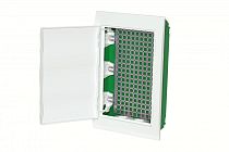 City9 Box IT копус встраиваемый с белой дверцей 3ряд/36мод 2 розетки Systeme Electric (Schneider Electric)