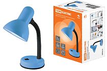 Светильник настольный на основании 60Вт, E27 синий  TDM