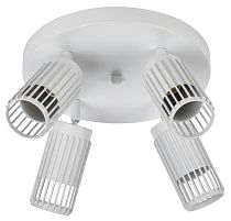 Светильник 4209 накладной потолочный под лампу 4хGU10 белый IEK