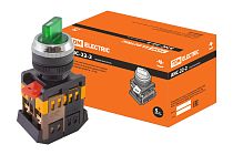 Переключатель АNСLR-22-3 на 3 фикс.полож.зеленый неон/230В I-O 1з+1р TDM Переключатель АNСLR-22-3 на 3 фикс.полож.зеленый неон/230В I-O 1з+1р TDM