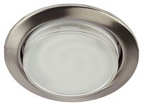 Светильник встраиваемый ЭРА KL35 SN-10 под лампу GX53 220V 13W сатин никель