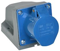 Розетка ОП 16А 220В 2P+PЕ ССИ-113 IP44  IEK