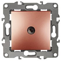 Розетка ЭРА 12 12-3101-14 медь телевизионная одинарная