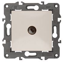 Розетка ЭРА Elegance 14-3101-02 слоновая кость телевизионная