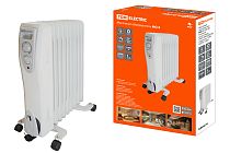 Масляный обогреватель МО-9, 2000 Вт, 9 секций, регул. мощн. (700/1300/2000 Вт), термостат,  TDM