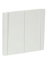 FORTE&PIANO Выключатель 2-клавишный проходной 10А FP207 белый IEK