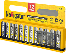 Элемент питания алкалиновый NBT-NE-LR6-BP12 (блистер 12шт) Navigator Элемент питания алкалиновый NBT-NE-LR6-BP12 (блистер 12шт) Navigator