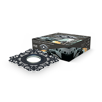 Светильник светодиодный Gauss Backlight BL129 Квадрат/узор. черный, Gu5.3, 3Вт, 4000K