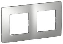 IEKETIKA Рамка 2-местная 6725521 алюминий IEK