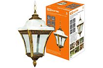 Светильник садово-парковый "Глазурь" 60 Вт, подвес, прозрачное/бронза, Е27,  TDM